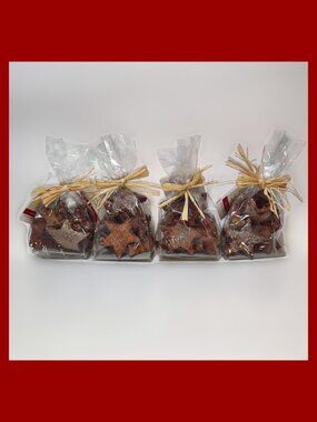 4 Bags Glittered Coconut Husk Stars by Ashland - Christmas Scatter/Filler/Decor